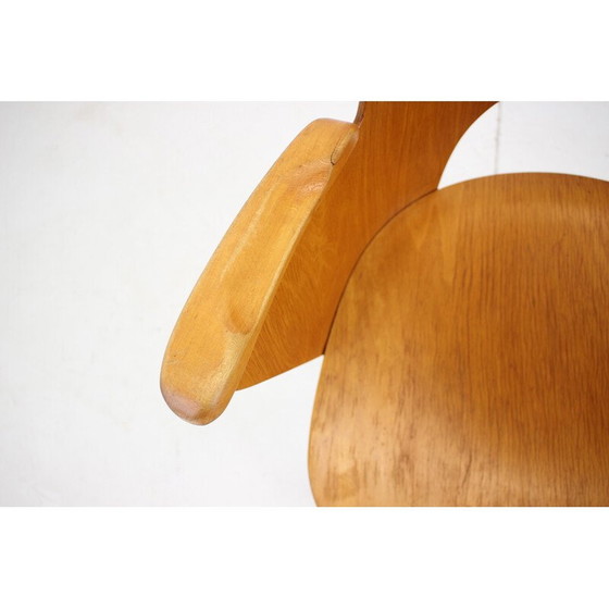 Image 1 of Vintage-Sessel aus Buchenholz von Oswald Haerdtl, Tschechoslowakei 1959