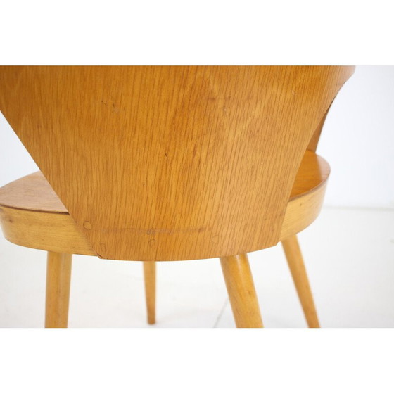 Image 1 of Vintage-Sessel aus Buchenholz von Oswald Haerdtl, Tschechoslowakei 1959