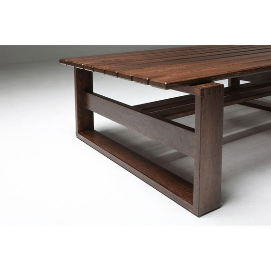 Image 1 of Lattenrostbank aus Wenge, Niederlande 1960