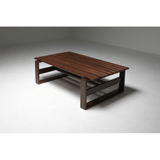 Image 1 of Lattenrostbank aus Wenge, Niederlande 1960