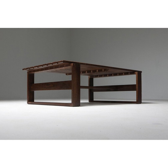 Image 1 of Lattenrostbank aus Wenge, Niederlande 1960