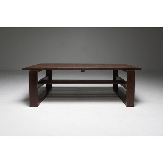 Image 1 of Lattenrostbank aus Wenge, Niederlande 1960