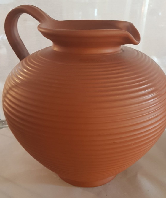 Image 1 of 2x Krug und Vase, 1960er Jahre