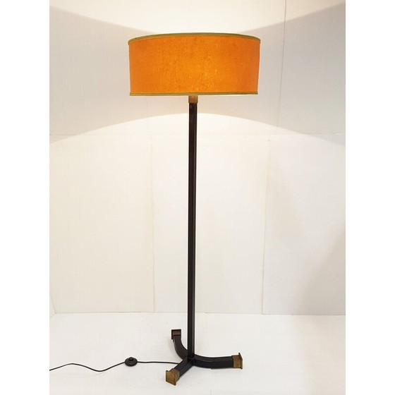 Image 1 of Vintage Stehlampe in Orange, Frankreich 1960