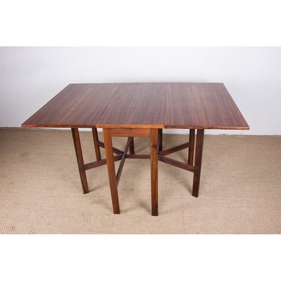 Image 1 of Ausziehbarer Klapptisch aus Palisanderholz, Dänemark 1960