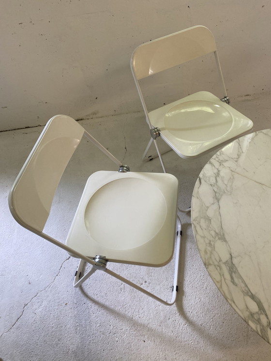 Image 1 of 2x Giancarlo Piretti 'Plia' Stoelen