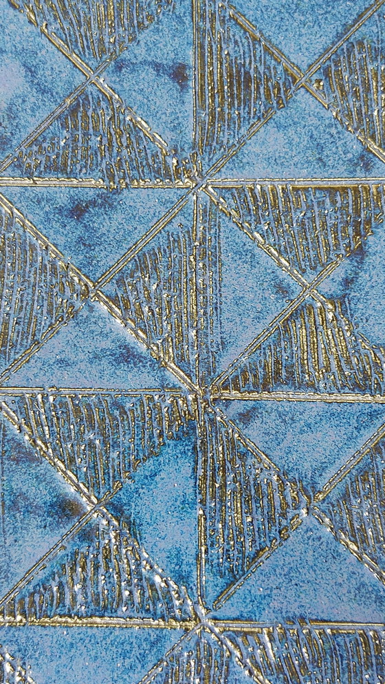 Image 1 of Keksdose Keramik Blau