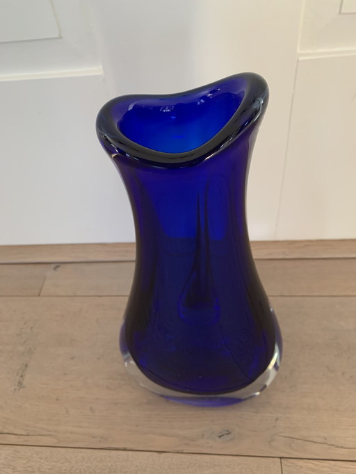 Vase aus Leerdam Glas