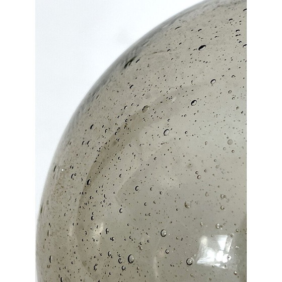 Image 1 of Mid Century Aluminium und bullicante glas tischlampe von Stilux Milano