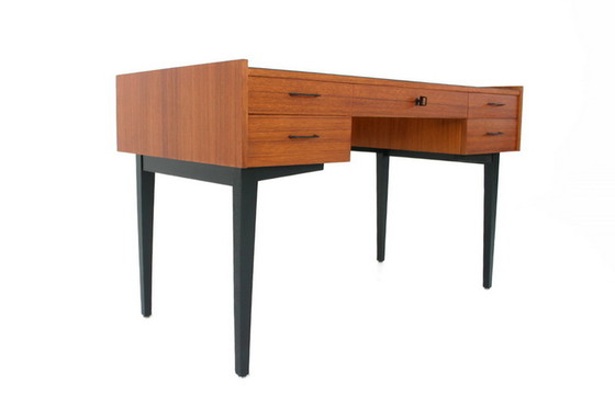 Image 1 of Georg Satink for WK Möbel, Mid Century Teak Writing Desk / Schreibtisch, Germany 1960s