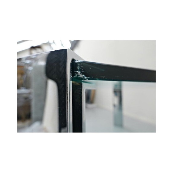 Image 1 of Vintage Tisch aus Stahl und Glas 1960er Jahre