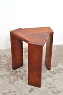 Mahagoni- Design Beistelltisch aus den 1960er Jahren
