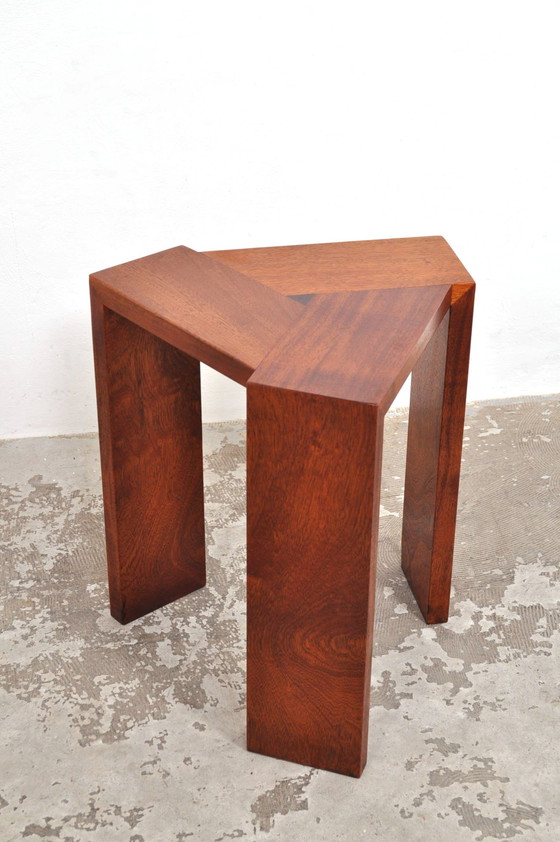 Image 1 of Mahagoni- Design Beistelltisch aus den 1960er Jahren