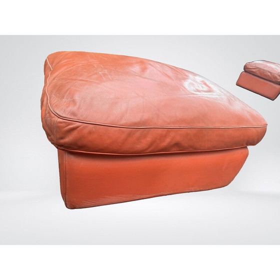 Image 1 of Vintage-Hocker von Poltrona Frau für Tito Agnoli, 1970er Jahre