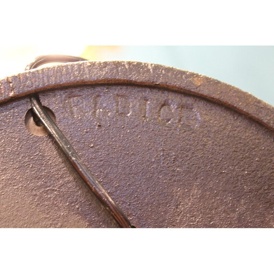 Image 1 of Vintage Stehleuchte aus verchromtem Metall und Gusseisen für Radice, Italien 1970