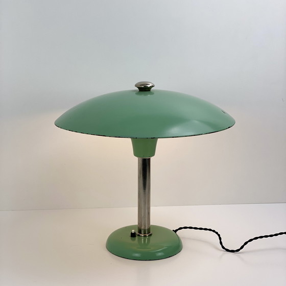 Image 1 of Bauhaus-Lampe Von Max Schumacher Für Metallwerk Werner Schröder,1930