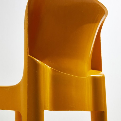 Kunststoffstühle Modell 4875 von Carlo Bartoli für Kartell, Italien 1970