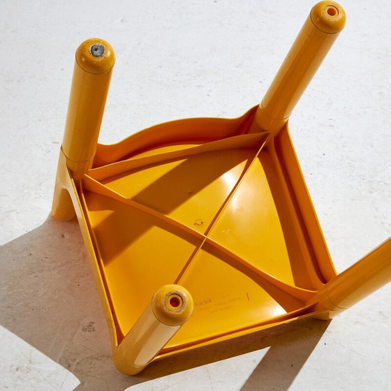 Image 1 of Kunststoffstühle Modell 4875 von Carlo Bartoli für Kartell, Italien 1970