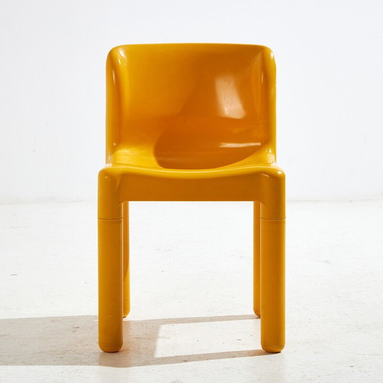 Image 1 of Kunststoffstühle Modell 4875 von Carlo Bartoli für Kartell, Italien 1970