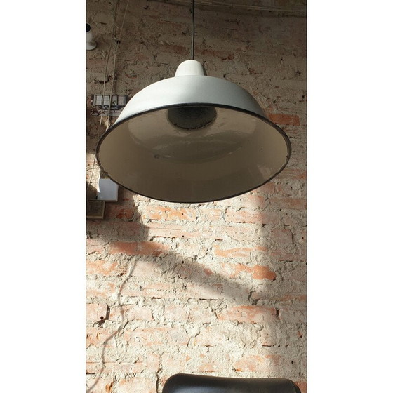 Image 1 of Industrielle Hängelampe aus der Fabrik von Wilkasy A23, 1960er Jahre