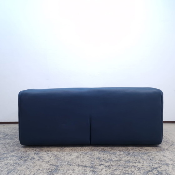 Image 1 of De Sede ds 47 Garnitur Blau Neckleder Designersofa Designersessel Ledersofa