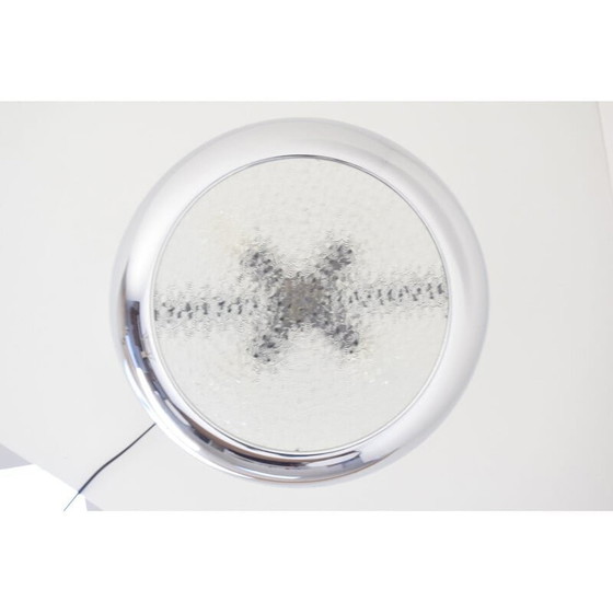 Image 1 of Ufo-Aufhängung aus Chrom und Glas von Josef Hurka, Tschechoslowakei 1940