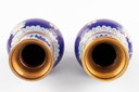 2x Vasen aus Cloisonné-Bronze