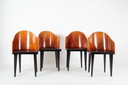 4 X Saporiti 'Toscana' Stühle von Piero Sartogo