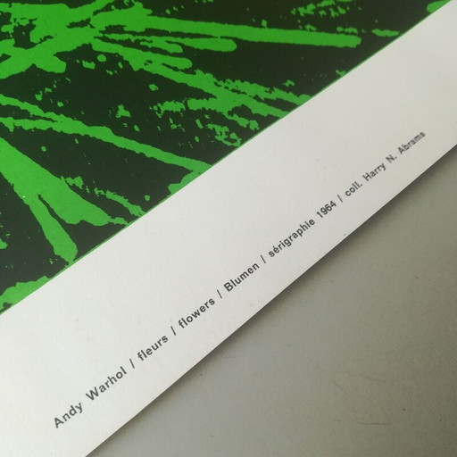 Siebdruck "Blumen" von Andy Warhol bei Nouvelles Images Editeurs, Frankreich 1970