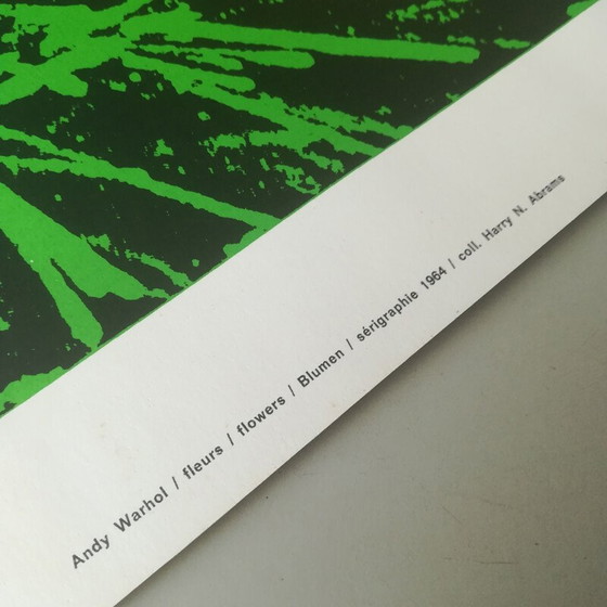 Image 1 of Siebdruck "Blumen" von Andy Warhol bei Nouvelles Images Editeurs, Frankreich 1970
