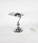Ikea - Modell A9305 - Banker's Lampe - Chrom - Metall - 1980er