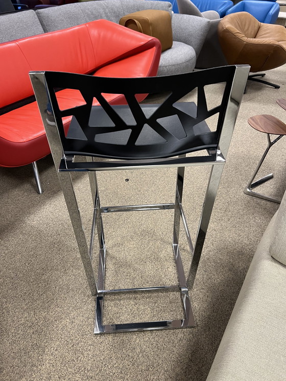 Image 1 of 2 Jori Epsom Barhocker Hocker Leder schwarz