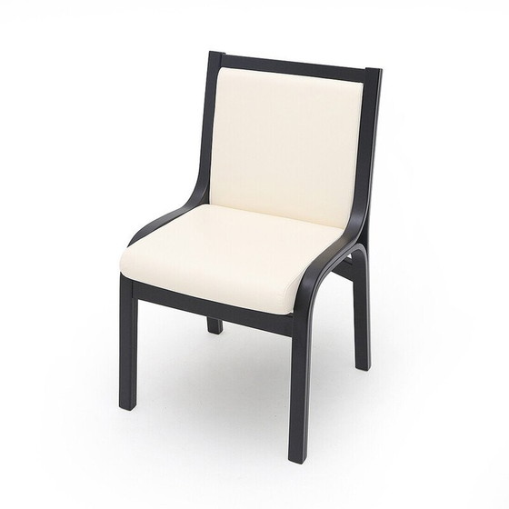 Image 1 of Satz von 10 Stühlen aus Bugholz und Sperrholz "Cavour" von Vittorio Gregotti für Poltrona Frau, 1970