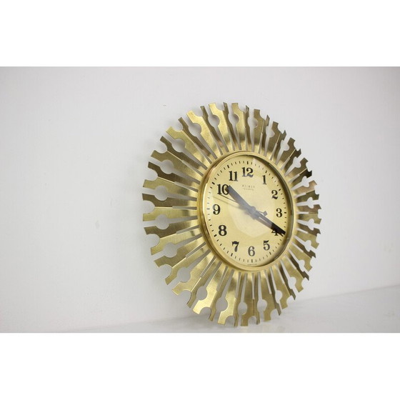 Image 1 of Vintage Wanduhr in Sonnenform, Deutschland 1980