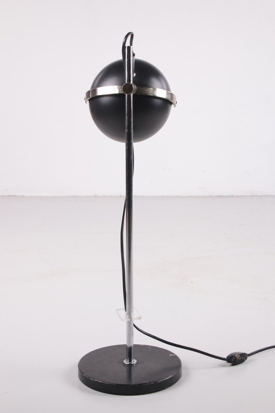 Image 1 of Verstellbare Schreibtischlampe aus schwarzem Metall aus Dänemark