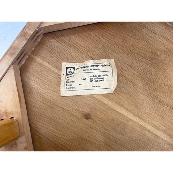 Image 1 of Vintage Beistelltisch aus Holz, Tschechoslowakei 1960er Jahre