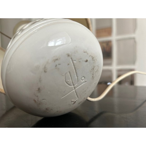 Image 1 of Vintage-Lampe aus emaillierter Keramik von Jean Chatoney