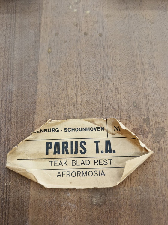 Image 1 of Vintage Esstisch ausziehbar Teak Furnier 70S