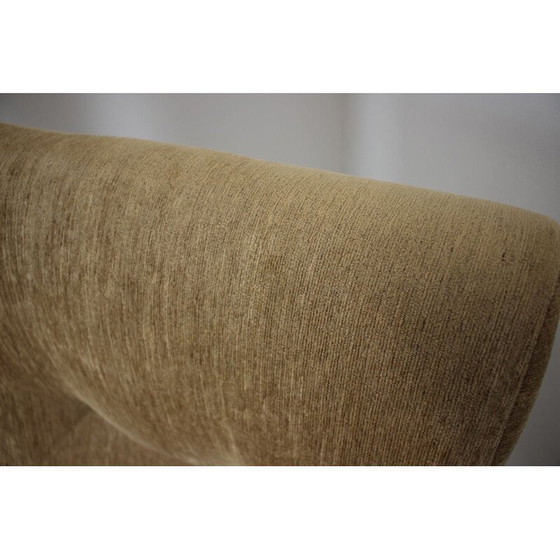 Image 1 of Paar Vintage-Sessel aus Holz und Wandteppich, Tschechoslowakei 1990