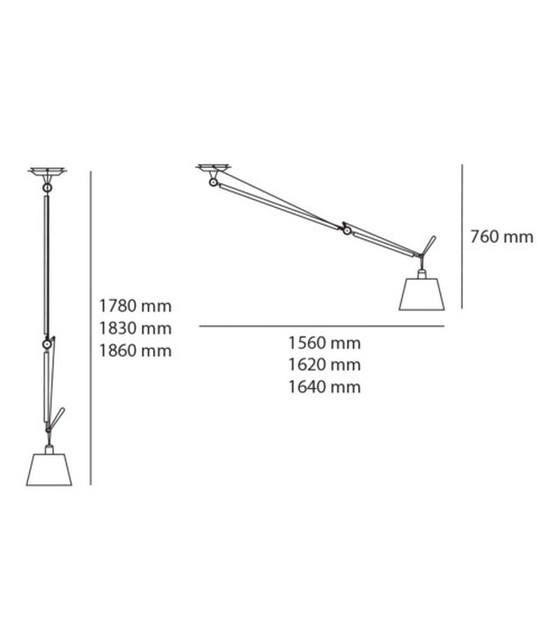 Image 1 of Artemide Tolomeo Decentatra Lampe