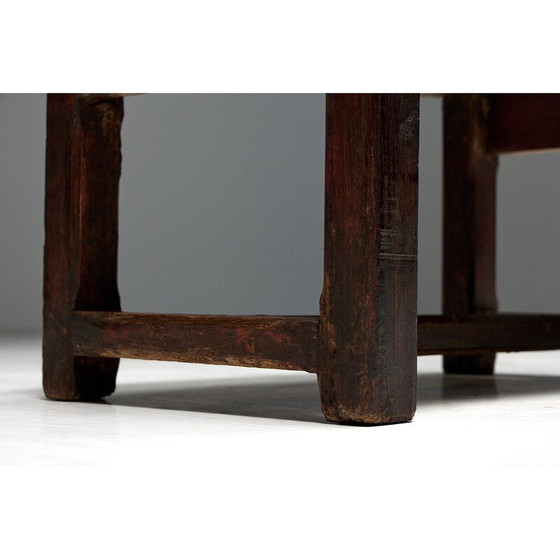 Image 1 of Vintage Naive Volkskunst Bank, Frankreich