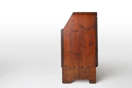 Image 1 of Antike 19Th Jahrhundert rustikale Französisch Trog oder Alternative Speichereinheit in Kiefer Holz