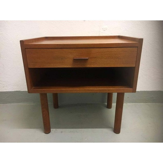 Image 1 of Ein Paar Nachttische aus Teakholz Modell 430 von Hans J. Wegner für Ry Møbler, Dänemark 1950