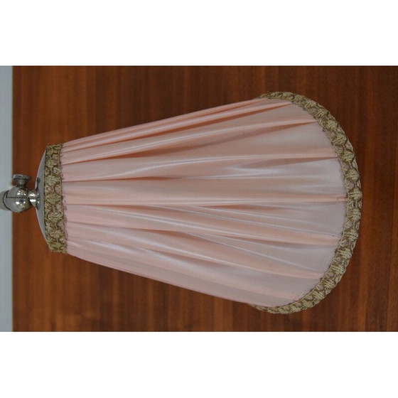 Image 1 of Verchromte Art-déco-Tischlampe, Tschechisch 1930