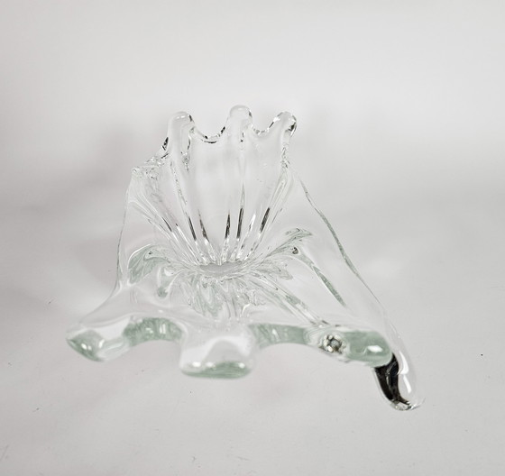 Image 1 of Murano - transparentes Glas - Vase - Italien - 3. Viertel 20.