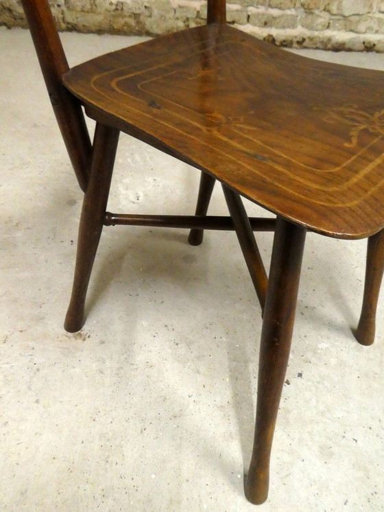 Image 1 of Seltenes Paar Stühle Von Jacob Und Josef Kohn