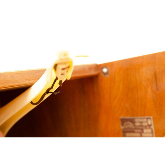 Image 1 of Vintage-Schrank mit eingebautem Grammophon und Radio, Tschechoslowakei 1950