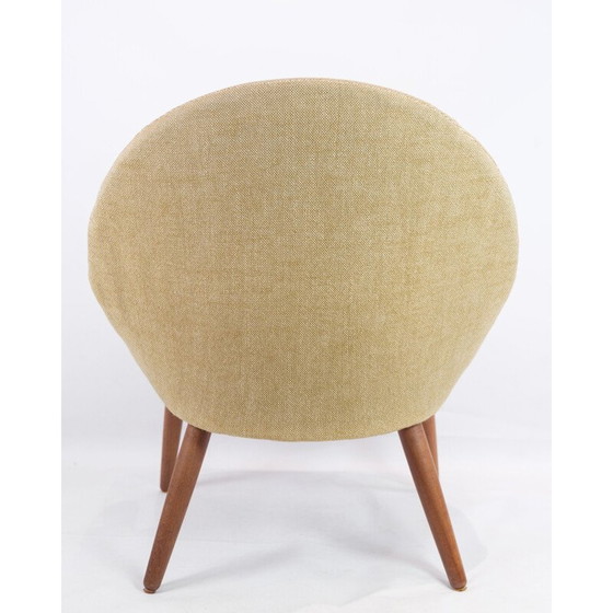 Image 1 of Paar Vintage-Sessel aus Teakholz und Wolle von Kurt Olsen für Glostrup Møbelfabrik, 1960