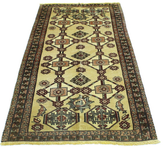 Image 1 of Perserteppich Alter Ghashghai Shiraz Nomaden Teppich 202 X 110 Cm