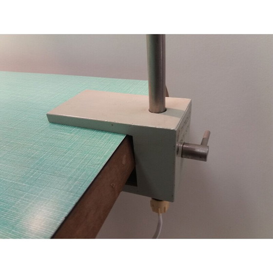 Image 1 of Verstellbare industrielle Tischlampe aus Metall, Tschechoslowakei 1960